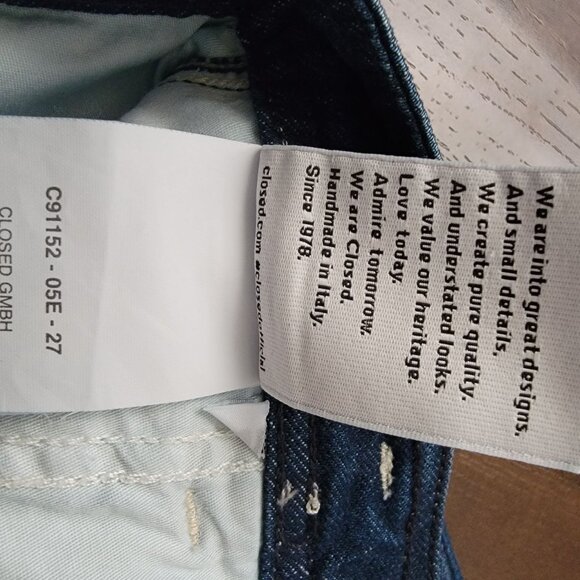 NEW Closed Leira Jeans Womens 24 Wide Leg High Rise Cropped Contemporary - Picture 7 of 11